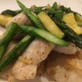 Ayako0713's cooksnap of when they made アスパラと鶏ササミ炒め.