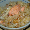 ルフィちん's cooksnap of when they made 鮭ときのこの炊き込みご飯.