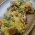 松潤だいすき's cooksnap of when they made 簡単♡とうもろこしとインゲンのかき揚げ.