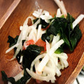 RINAmatin's cooksnap of when they made ＊大根とわかめの梅サラダ＊.