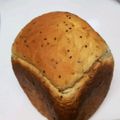 あさここなっつ's cooksnap of when they made ＨＢでふわふわ黒ごま食パン.
