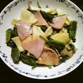 オイゼビウス's cooksnap of when they made エリンギとホウレン草のガーリックソテー.
