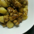 sakuno0412's cooksnap of when they made 卵焼き器でつくる新じゃがと鶏肉の甘辛揚げ.