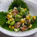 ここみ☆ゆりあママ's cooksnap of when they made めちゃウマ❤枝豆・オクラの梅シーチキン☆.