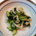 yamaclover's cooksnap of when they made ワカメとキュウリとモヤシの酢の物❗.