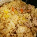 ちっぷ☆♪'s cooksnap of when they made 肉じゃが味の炊き込みご飯おにぎり.
