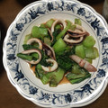 nunuko38's cooksnap of when they made イカとちんげん菜のオイスター炒め☆.