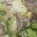 楽しいアラフィフ☆'s cooksnap of when they made 砂肝とキャベツの塩レモン炒め.