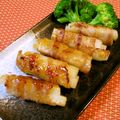 nekoland's cooksnap of when they made *長芋の豚肉巻き巻き*.