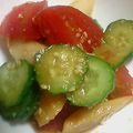 ＳＣＲＩＴ's cooksnap of when they made 笹かまぼこで中華和え.