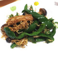 はるシェフ's cooksnap of when they made ピーマンと油揚げとじゃこの和風炒め.