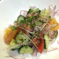 わ五助's cooksnap of when they made トマトとキュウリのさっぱりサラダ.