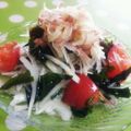 みっくママ's cooksnap of when they made 私のダイエット＊もずく酢で和えたサラダ♬.