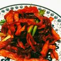 Comiy's cooksnap of when they made 韓国「おでん」de切り干し大根！.