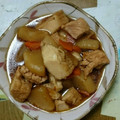SANAE500's cooksnap of when they made 大根鶏肉♡厚揚げの煮物♪簡単.