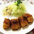 と～ん's cooksnap of when they made 新玉ねぎまきの生姜焼き♪.