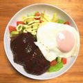 tomicom•u•'s cooksnap of when they made 美味しい^ ^野菜たっぷりロコモコ丼.