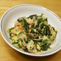 ぽりぽり拓庵's cooksnap of when they made ほうれん草カニカマの卵炒め.
