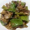 りんごのほっぺ♡'s cooksnap of when they made ナスとピーマンの甜麺醤炒め.