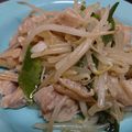 まめ乃's cooksnap of when they made 鶏肉もやし炒め.