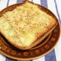 ＊marble＊'s cooksnap of when they made メイプルきなこのチーズとーすと。。☆.