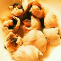 mykym's cooksnap of when they made スチーマーで5分★鶏むね肉の梅しそロール.