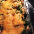 aFalcons's cooksnap of when they made エビ&ほうれん草&キノコのドリア♡.