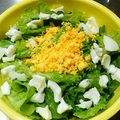 RIKOTORA's cooksnap of when they made レタスたっぷり♪　ミモザサラダ.
