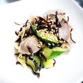 ＴＯＭＯＷＡＴ's cooksnap of when they made きゅうりと砂肝とのピリカラ和え.