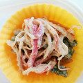 とろーるる's cooksnap of when they made お弁当に♪1分で簡単！赤と緑の彩りおかず.