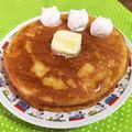 ３匹の大ぶたママ's cooksnap of when they made 【ふわふわ～♪ マシュマロパンケーキ】　.