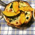私はローズクォーツ's cooksnap of when they made かぼちゃとほうれん草のスキレットキッシュ.