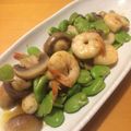 生くるみ's cooksnap of when they made そら豆のアヒージョ♡.