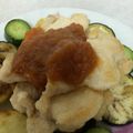 nico•u•♪'s cooksnap of when they made 鶏胸肉でバーベキューチキン.
