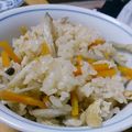 ぴょん☆12's cooksnap of when they made 麺つゆで簡単☆美味しい♪ 炊き込みご飯♪.