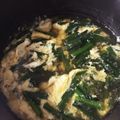 クックY6A27Q☆'s cooksnap of when they made にらと卵の楽うまスープ.