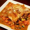 zosanmama's cooksnap of when they made 鶏もも肉と夏野菜のバルサミコチーズソテー.