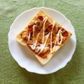 pitachan1's cooksnap of when they made チャーシューマヨトースト.