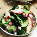 HINATAママ♡'s cooksnap of when they made たこ*きゅうり*わかめの酢の物.