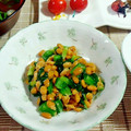 SP♪'s cooksnap of when they made 小松菜の納豆和え☆.