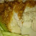 さねはは's cooksnap of when they made とりハムの酢生姜バンバンジー.