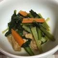 のぶり～ん's cooksnap of when they made 茅乃舎だしで！小松菜と油揚げの煮浸し♪.