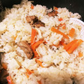ゆかいなねずみたち's cooksnap of when they made 焼き鳥缶とごぼう☆炊き込みご飯.