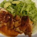 なっぴぃ嫁's cooksnap of when they made 皮パリ☆ 鶏のきじ焼き丼.
