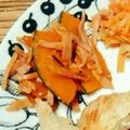 4MOGUMOGU's cooksnap of when they made かぼちゃとハムの甘辛炒め.