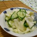 赤い電話's cooksnap of when they made キャベツとキュウリの漬物(浅漬け).