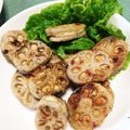 岐阜のほりっこ's cooksnap of when they made ジューシーなれんこんのはさみ焼き♪.