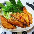 クックUP3BWA☆'s cooksnap of when they made お砂糖不使用！鶏手羽中の甘辛炒め.