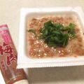 papikun's cooksnap of when they made うめ～な～✿梅シソ納豆.