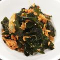こちたな's cooksnap of when they made 火を使わない！キムチとわかめのツナサラダ.